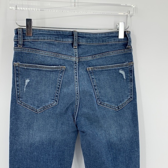 Lovers & Friends Ricky skinny lower rise jeans Brighton distressing ankle new 25 - Picture 6 of 9